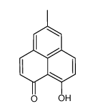 9-hydroxy-5-methylphenalen-1-one Structure