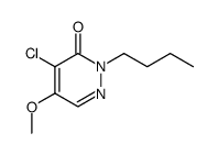 2-butyl-4-chloro-5-methoxypyridazin-3(2H)-one Structure