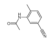 3-acetylamino-4-methyl-benzonitrile Structure