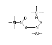 N-trimethylsilylaminoborane trimer Structure