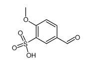 4-methoxybenzaldehyde-3-sulfonic acid Structure
