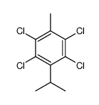 1,2,4,5-tetrachloro-3-methyl-6-propan-2-ylbenzene结构式