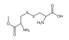 (2R)-2-amino-3-[[(2R)-2-amino-3-methoxy-3-oxopropyl]disulfanyl]propanoic acid结构式