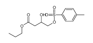 propyl 3-hydroxy-4-(4-methylphenyl)sulfonyloxybutanoate Structure