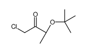 (3R)-1-chloro-3-[(2-methylpropan-2-yl)oxy]butan-2-one结构式