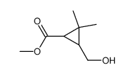 methyl trans-2,2-dimethyl-3-(hydroxymethyl)cyclopropanecarboxylate Structure