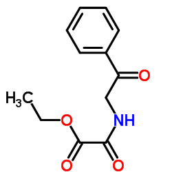 Ethyl 2-oxo-2-((2-oxo-2-phenylethyl)amino)acetate Structure