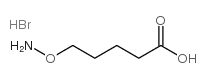 5-(AMINOOXY)PENTANOIC ACID, HYDROBROMIDE structure