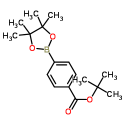 4-(tert-Butoxycarbonyl)phenylboronic acid pinacol ester Structure