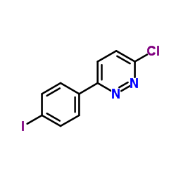 3-Chloro-6-(4-iodophenyl)pyridazine Structure