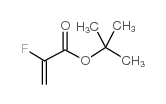 2-氟丙烯酸叔丁酯结构式
