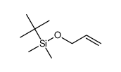 allyl(tert-butyldimethy1)silylether Structure