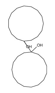 1.1'-Dihydroxy-bicyclopentadecyl结构式