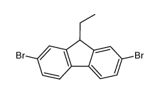 9-ethyl-2,7-dibromofluorene结构式