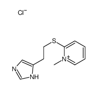 2-[2-(1H-imidazol-5-yl)ethylsulfanyl]-1-methylpyridin-1-ium,chloride结构式