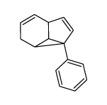 2a-phenyl-2a,2a1,2b,5a-tetrahydro-3H-cyclopropa[cd]indene结构式