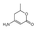 4-amino-2-methyl-2,3-dihydropyran-6-one Structure
