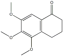 5,6,7-trimethoxy-3,4-dihydronaphthalen-1(2H)-one Structure