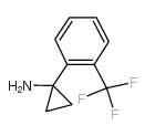 1-(2-(Trifluoromethyl)phenyl)cyclopropanamine hydrochloride structure
