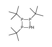 1,2,3-tritert-butyltetraphosphetane结构式