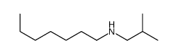 N-(2-methylpropyl)heptan-1-amine结构式