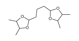 2-[3-(4,5-dimethyl-1,3-dioxolan-2-yl)propyl]-4,5-dimethyl-1,3-dioxolane Structure