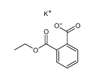 Phthalic acid 1-ethyl 2-potassium salt结构式