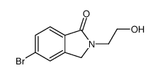 5-bromo-2-(2-hydroxyethyl)-3H-isoindol-1-one Structure