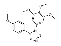 5-(4-methoxyphenyl)-1-(3,4,5-trimethoxyphenyl)triazole Structure