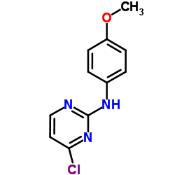 4-Chloro-N-(4-methoxyphenyl)-2-pyrimidinamine Structure