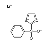 lithium,2-(benzenesulfonyl)-3H-thiophen-3-ide Structure