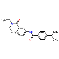 N,N-Diethyl-3-[(4-isopropylbenzoyl)amino]benzamide Structure