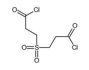 3-(3-chloro-3-oxopropyl)sulfonylpropanoyl chloride结构式