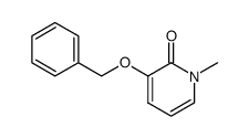 3-benzyloxy-1-methyl-2-pyridinone结构式