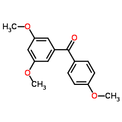 3,4',5-三甲氧基二苯甲酮结构式