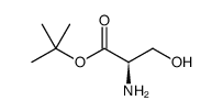 D-Serine, 1,1-dimethylethyl ester Structure
