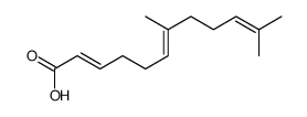 7,11-dimethyldodeca-2,6,10-trienoic acid Structure