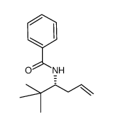 (R)-N-(2,2-dimethylhex-5-en-3-yl)benzamide结构式