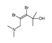 (E)-3,4-dibromo-5-(dimethylamino)-2-methylpent-3-en-2-ol Structure