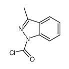 3-methylindazole-1-carbonyl chloride结构式