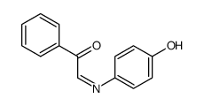 2-(4-hydroxyphenyl)imino-1-phenylethanone结构式