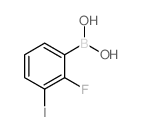 2-氟-3-碘苯硼酸结构式