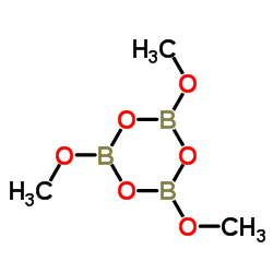 Trimethoxyboroxin structure