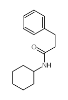Benzenepropanamide,N-cyclohexyl-结构式