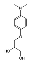 1,2-Propanediol, 3-(p-(dimethylamino)phenoxy)- Structure