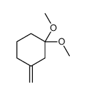 Cyclohexane, 1,1-dimethoxy-3-methylene结构式