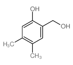 2-(羟甲基)-4,5-二甲基苯酚结构式