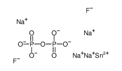 tetrasodium,difluorotin,phosphonato phosphate Structure