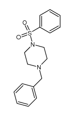 1-benzyl-4-(phenylsulfonyl)piperazine Structure
