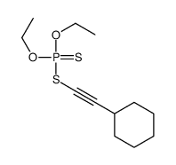 2-cyclohexylethynylsulfanyl-diethoxy-sulfanylidene-λ5-phosphane结构式